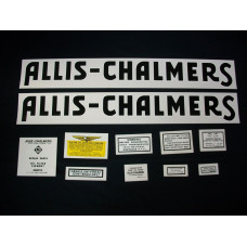 Allis Chalmers WF after 1940 Mylar Cut Decal Set