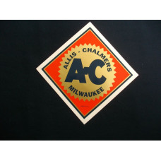 Allis Chalmers 6 inch orange background Mylar Decal Set