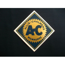 Allis Chalmers 6 inch blue background Mylar Decal Set