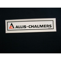 Allis Chalmers Black/orange on white 1 1/2 x 8 Mylar Decal Set Allis Chalmers Black/orange on white 1 1/2 x 8 Mylar Decal Set