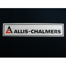 Allis Chalmers Black/orange on white 3 x 18 Mylar Decal Set