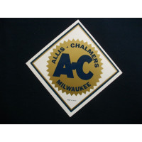 Allis Chalmers Tractor 6 inch clear background Mylar Cut Decal Allis Chalmers Tractor 6 inch clear background Mylar Cut Decal