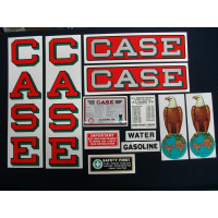 Case 25-45 red fender decal Mylar Cut Decal Case 25-45 red fender decal Mylar Cut Decal