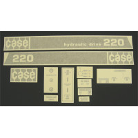 Case 220 Vinyl Cut Decal Set (GC312S ) Case 220 Vinyl Cut Decal Set (GC312S )