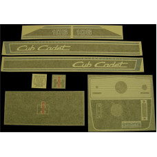 International Harvester Cub Cadet 106 Vinyl Cut Decal Set (GCC341S ) International Harvester Cub Cadet 106 Vinyl Cut Decal Set (GCC341S )