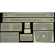International Harvester Cub Cadet 182 Vinyl Cut Decal Set (GCC352S )