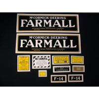Farmall F-14 Mylar Cut Decal Set (I104) Farmall F-14 Mylar Cut Decal Set (I104)