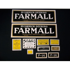 Farmall F-14 Mylar Cut Decal Set (I104) Farmall F-14 Mylar Cut Decal Set (I104)