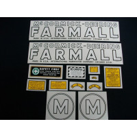 Farmall M Mylar Cut Decal Set (I120) Farmall M Mylar Cut Decal Set (I120)