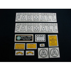Farmall A Mylar Cut Decal Set (I122) Farmall A Mylar Cut Decal Set (I122)