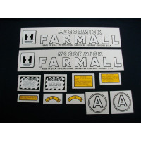 Farmall A Mylar Cut Decal Set (I127) Farmall A Mylar Cut Decal Set (I127)
