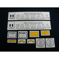 Farmall B Mylar Cut Decal Set (I128) Farmall B Mylar Cut Decal Set (I128)