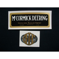 International Harvester Engine 1 ½ hp McCormick-Deering Mylar Cut Decals (I455) International Harvester Engine 1 ½ hp McCormick-Deering Mylar Cut Decals (I455)