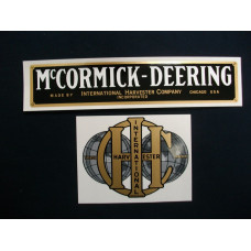 International Harvester Engine 6 hp McCormick-Deering Mylar Cut Decals (I457)