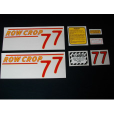 Oliver 77 Row Crop red # Mylar Cut Decal Set (O144)