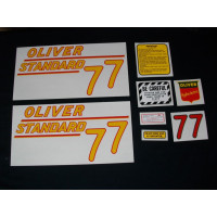 Oliver 77 Standard yellow # Mylar Cut Decal Set (O146) Oliver 77 Standard yellow # Mylar Cut Decal Set (O146)