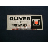 Oliver Tractor The Time Maker Mylar Cut Decal (O191) Oliver Tractor The Time Maker Mylar Cut Decal (O191)