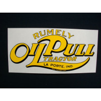 Rumely Oil Pull Pull 5 x 10 yellow Mylar Cut Decal (R131) Rumely Oil Pull Pull 5 x 10 yellow Mylar Cut Decal (R131)