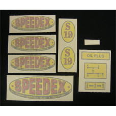 Speedex S-19 Vinyl Cut Decal Set (GSP305S ) Speedex S-19 Vinyl Cut Decal Set (GSP305S )