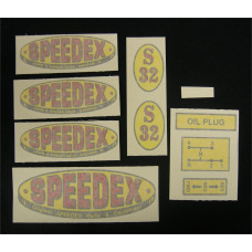 Speedex S-32 Vinyl Cut Decal Set (GSP311S ) Speedex S-32 Vinyl Cut Decal Set (GSP311S )