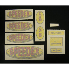 Speedex S-8 Vinyl Cut Decal Set (GSP310S ) Speedex S-8 Vinyl Cut Decal Set (GSP310S )