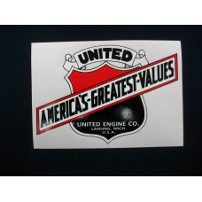 United Tractor 8 inch Mylar Cut Decal (U100) United Tractor 8 inch Mylar Cut Decal (U100)