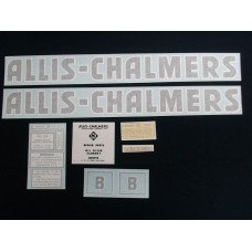 Allis Chalmers B black even letters Vinyl Cut Decal Set Allis Chalmers B black even letters Vinyl Cut Decal Set