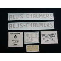 Allis Chalmers G Vinyl Cut Decal Set Allis Chalmers G Vinyl Cut Decal Set