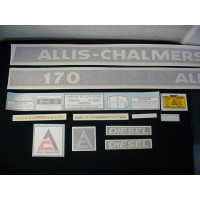 Allis Chalmers 170 diesel Vinyl Cut Decal Set Allis Chalmers 170 diesel Vinyl Cut Decal Set