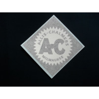 Allis Chalmers 6 inch black/white Vinyl Decal Set Allis Chalmers 6 inch black/white Vinyl Decal Set