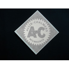 Allis Chalmers 4 inch black/white Vinyl Decal Set