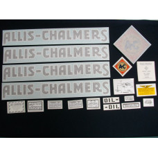 Allis Chalmers W Speed Patrol grader Vinyl Cut Decal Set Allis Chalmers W Speed Patrol grader Vinyl Cut Decal Set