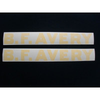 Minneapolis Moline Tractor Avery (set of2) red tractor Vinyl Cut Decal (VBF100)