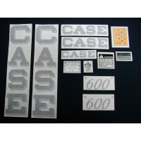 Case 600 script Vinyl Cut Decal Case 600 script Vinyl Cut Decal