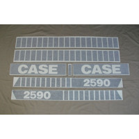 Case 2590 w/cab (black/ivory) hoods & fenders Vinyl Cut Decal Case 2590 w/cab (black/ivory) hoods & fenders Vinyl Cut Decal