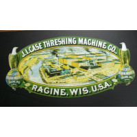 Case Tractor Factory Scene 19 ½ inch Vinyl Cut Decal (VC2163)