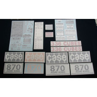 Case 870 Agri King diesel 1970 - early 1974 Vinyl Cut Decal Set Case 870 Agri King diesel 1970 - early 1974 Vinyl Cut Decal Set