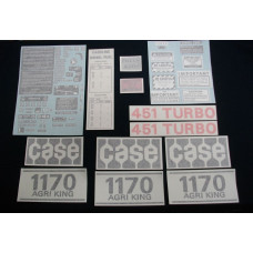 Case 1170 Agri King diesel 1971 Vinyl Cut Decal Set Case 1170 Agri King diesel 1971 Vinyl Cut Decal Set