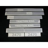 Case 2470 w/cab (Power White) Stripes only Vinyl Cut Decal Case 2470 w/cab (Power White) Stripes only Vinyl Cut Decal