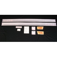 Case 730 Comfort King (no screen 65-66) Vinyl Cut Decal Set