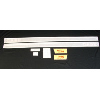 Case 930 LP or diesel (10 inch model number) long hood Vinyl Cut Decal Set Case 930 LP or diesel (10 inch model number) long hood Vinyl Cut Decal Set