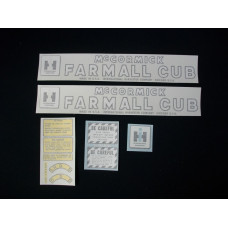 Farmall McCormick Cub Vinyl Cut Decal Set (VI126) Farmall McCormick Cub Vinyl Cut Decal Set (VI126)