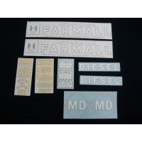 Farmall MD Vinyl Cut Decal Set (VI132) Farmall MD Vinyl Cut Decal Set (VI132)