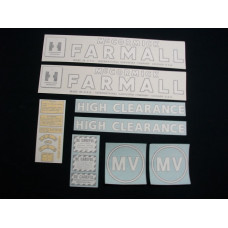 Farmall MV Mylar Cut Decal Set (I139) Farmall MV Mylar Cut Decal Set (I139)