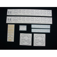 Farmall Super W-6 Vinyl Cut Decal Set (VI153) Farmall Super W-6 Vinyl Cut Decal Set (VI153)