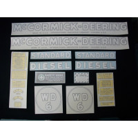 Farmall WD-6 Vinyl Cut Decal Set (VI188)