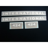International Harvester 424 Diesel (hoods & mdl ltrs) Vinyl Cut Decal Set (VI228) International Harvester 424 Diesel (hoods & mdl ltrs) Vinyl Cut Decal Set (VI228)