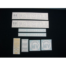 Farmall Super MV Vinyl Cut Decal Set (VI233) Farmall Super MV Vinyl Cut Decal Set (VI233)