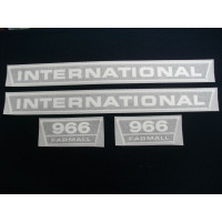 International Harvester 966 (hoods & mdl ltrs) bld/chrome Vinyl Cut Decal Set (VI249) International Harvester 966 (hoods & mdl ltrs) bld/chrome Vinyl Cut Decal Set (VI249)