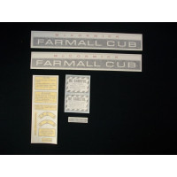 Farmall McCormick Farmall Cub 14 ½ inch (blk/wht/chr) Vinyl Cut Decal Set (VI264) Farmall McCormick Farmall Cub 14 ½ inch (blk/wht/chr) Vinyl Cut Decal Set (VI264)